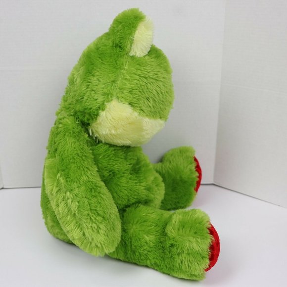 Best Made Toys Valentine's Big Green Frog Plush - Picture 6 of 11